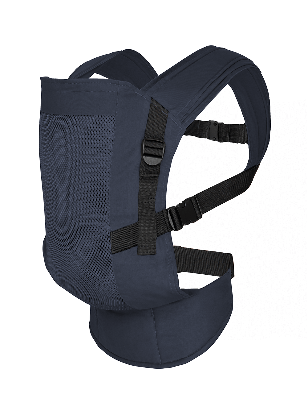 Izmi Breeze Adventure Carrier in midnight blue with black straps on the side
