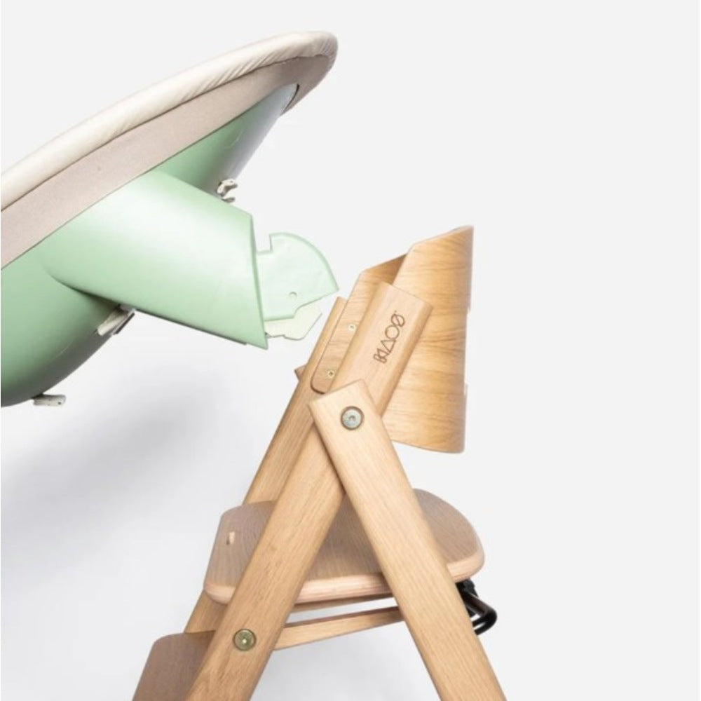 Klapp Newborn Set high chair with Fishnet Green seat to be attach in Klapp High Chair