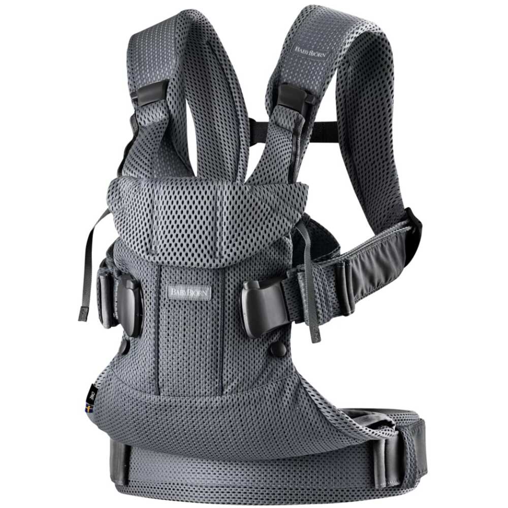 Baby Bjorn Carrier One Air in black mesh