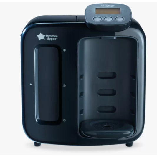 Tommee Tippee Perfect Prep machine day and night. This model is in the colour black 